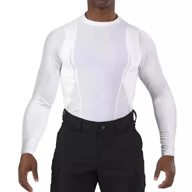 2023 Black Tactical Long Sleeve T-Shirt for Men Women - Image 4