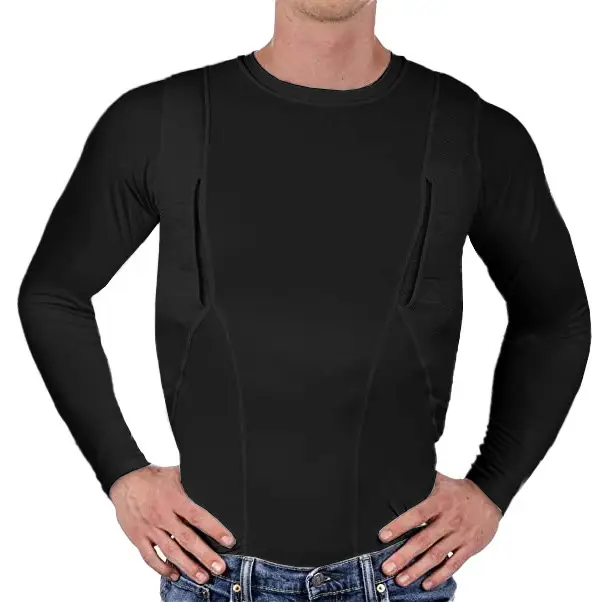 2023 Black Tactical Long Sleeve T-Shirt for Men Women — feature 23