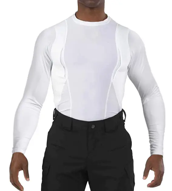 2023 Black Tactical Long Sleeve T-Shirt for Men Women — feature 25