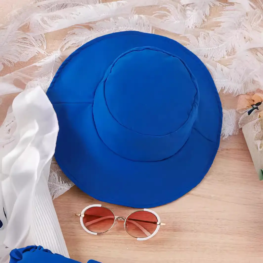Blue Straw Hat Top for Girls Summer Wear - Image 5