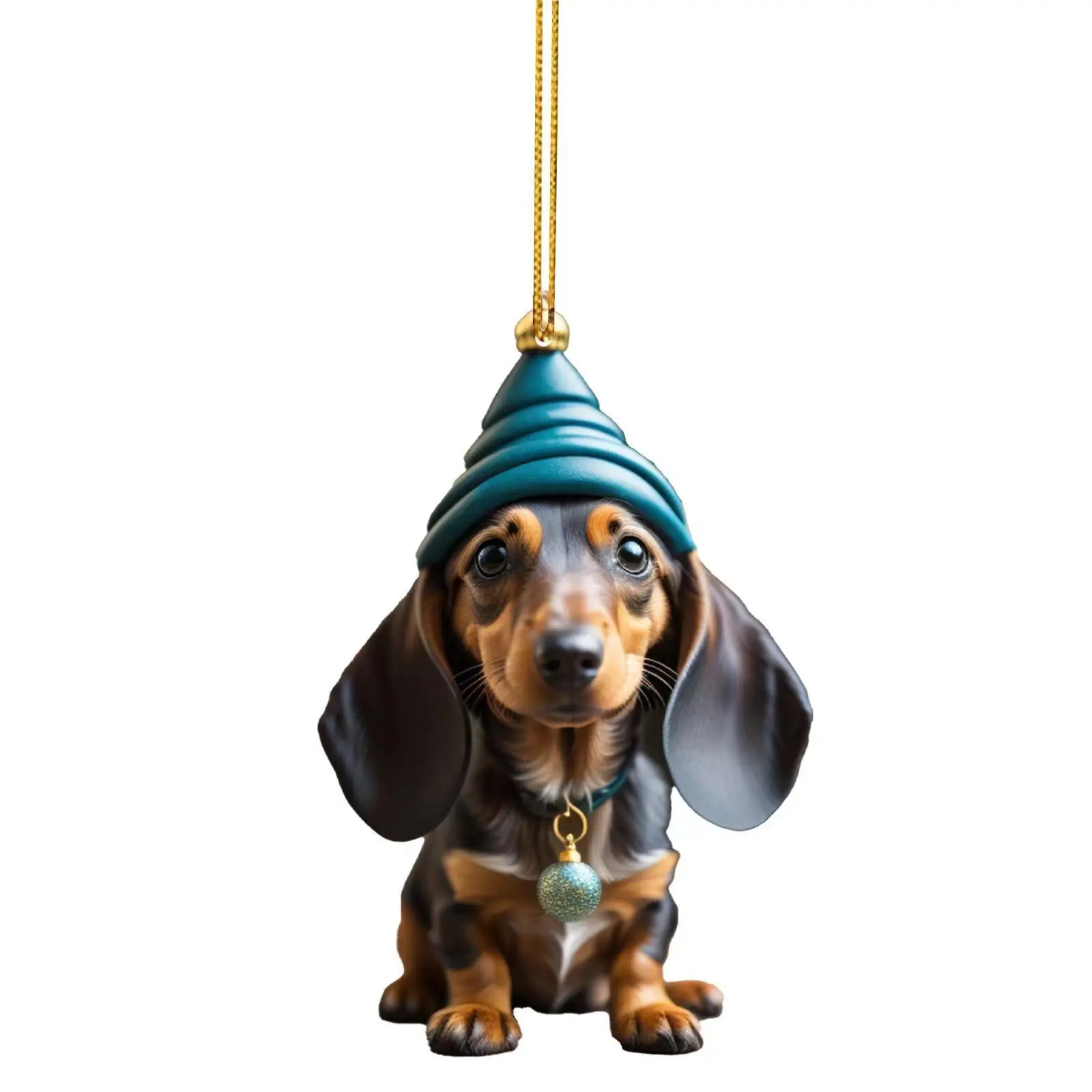 Cross-Country Christmas Dog Sausage Accents Acrylic — feature 5
