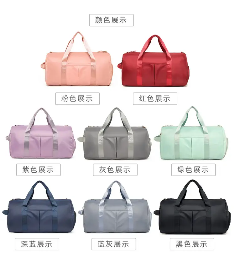Women's Grey Multi-Compartment Duffle Bag — feature 11