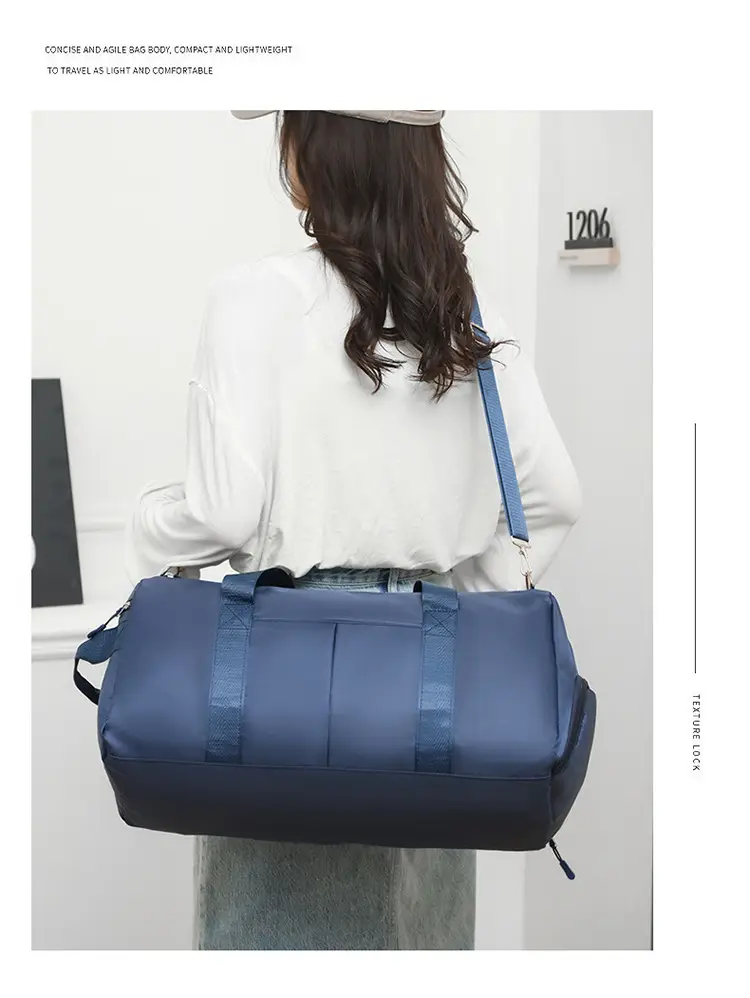 Women's Grey Multi-Compartment Duffle Bag — feature 40