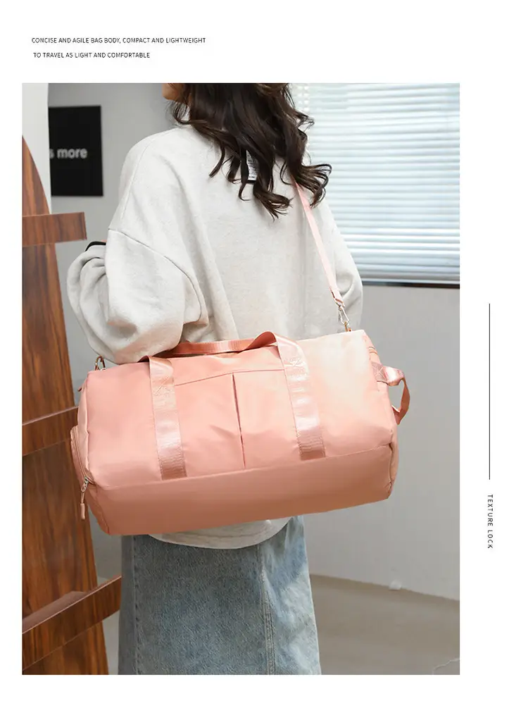 Women's Grey Multi-Compartment Duffle Bag — feature 43