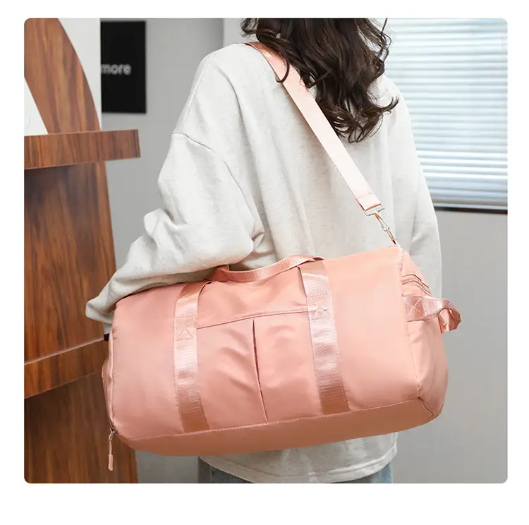 Women's Grey Multi-Compartment Duffle Bag — feature 6