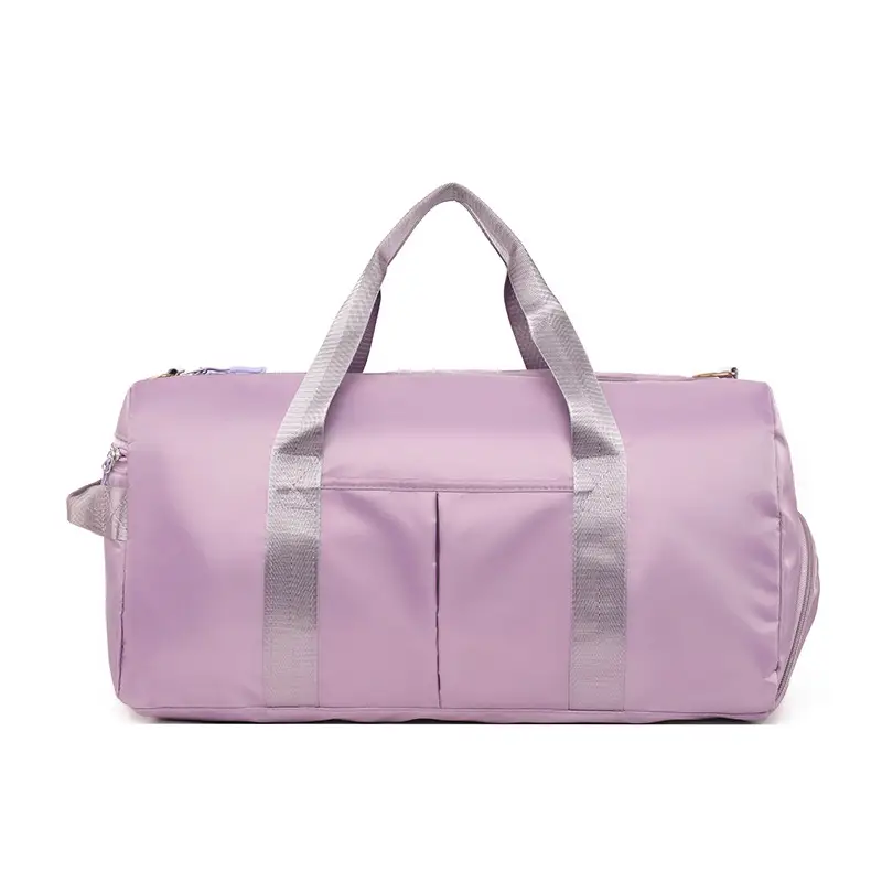 Women's Grey Multi-Compartment Duffle Bag - Image 3