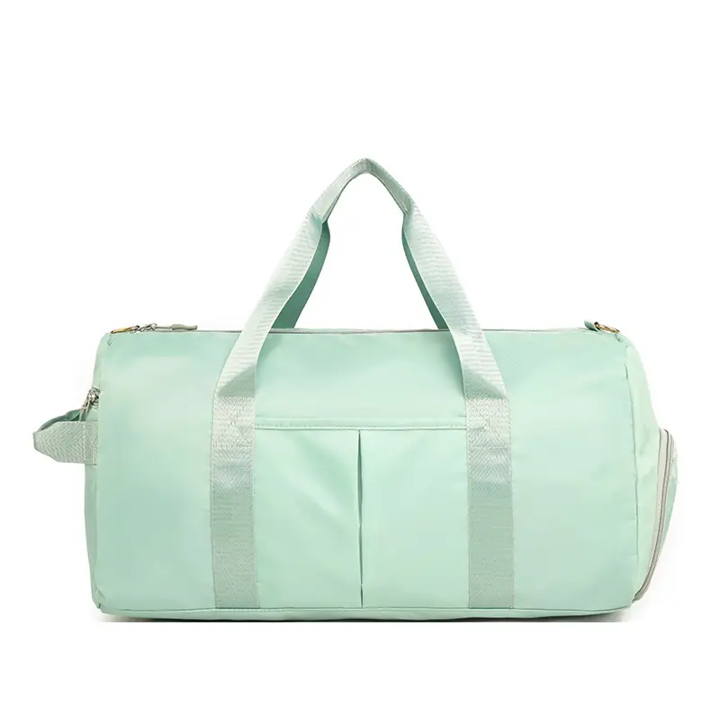 Women's Grey Multi-Compartment Duffle Bag - Image 5