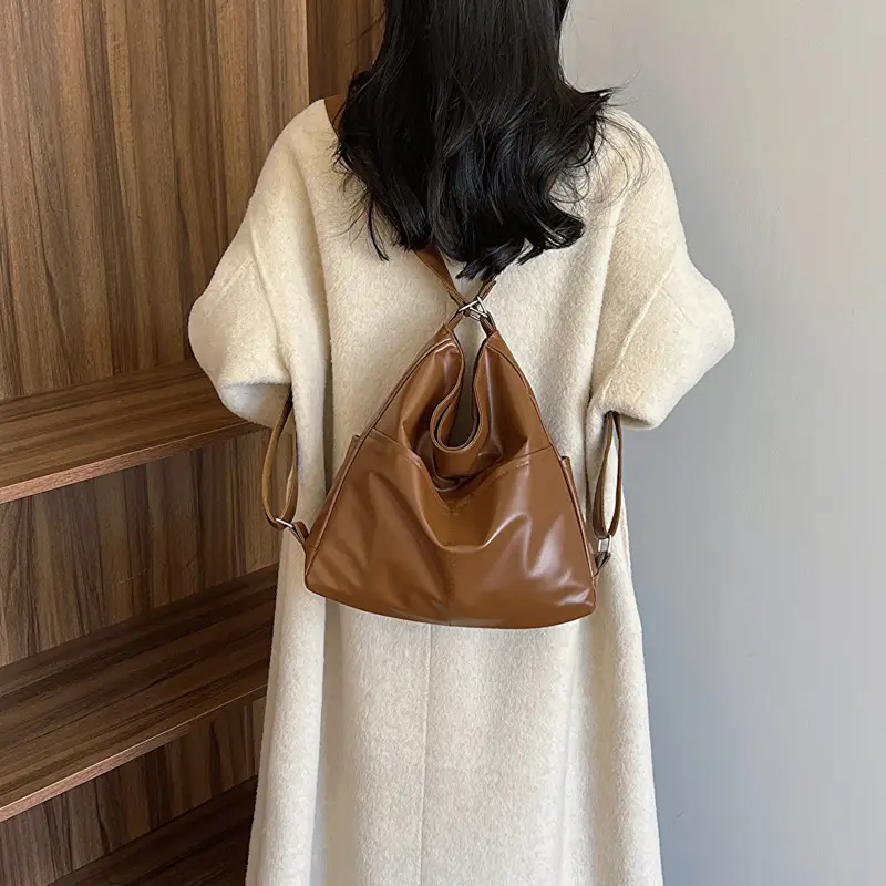 Women Retro Brown Crossbody Bag 2026 - Image 6