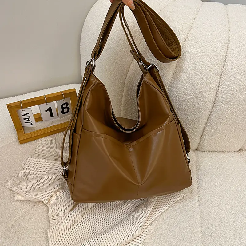 Women Retro Brown Crossbody Bag 2026 - Image 2