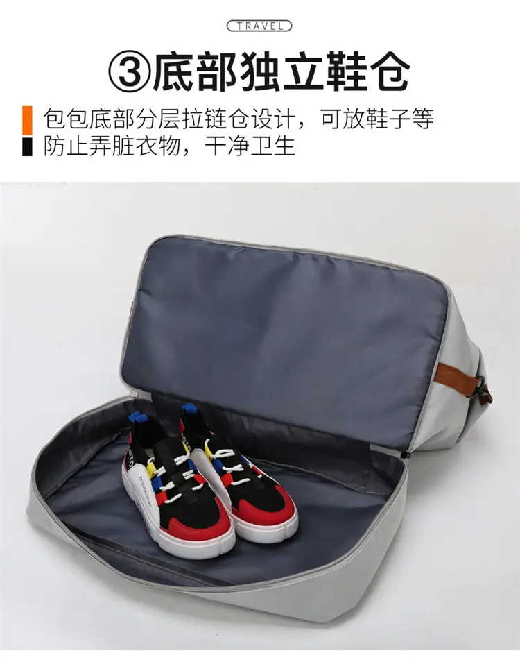 Red Crossbody Yoga Fitness Bag Large Capacity — feature 12