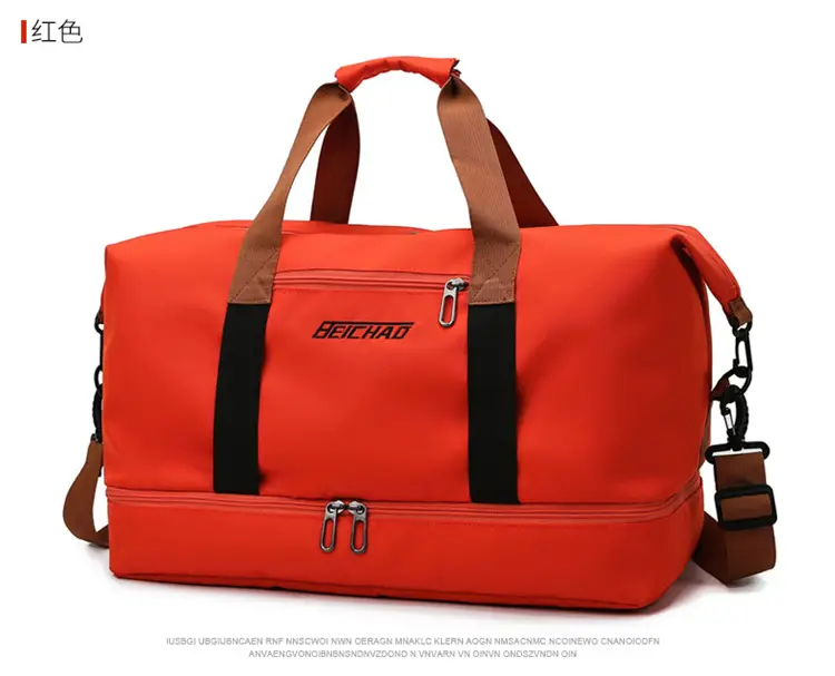 Red Crossbody Yoga Fitness Bag Large Capacity — feature 22
