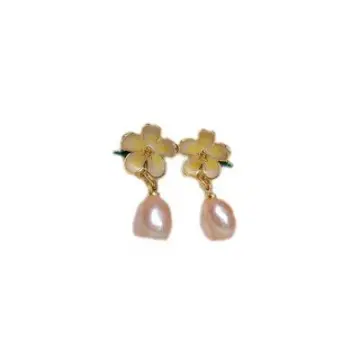 Flower Pearl Earrings for Women Elegant Fashion - Image 6
