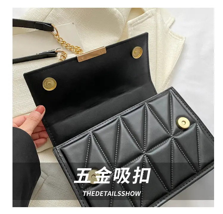 Black Embroidered Women's Crossbody Bag 2023 — feature 5
