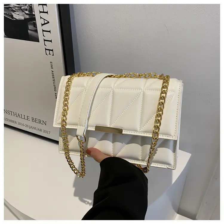 Black Embroidered Women's Crossbody Bag 2023