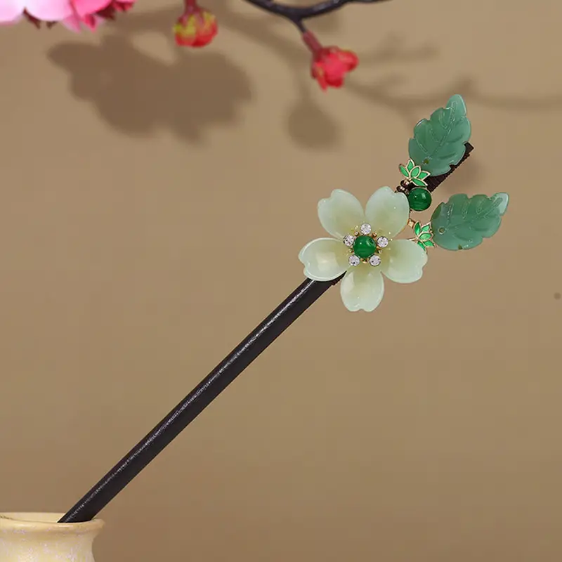 Antique Hairpin Tassel Step Wooden Hairpin Imitation Ebony Headwear Disc Hair Han Clothes Accessories Hair-pulled Ancient Clothes Hair Women - Image 78