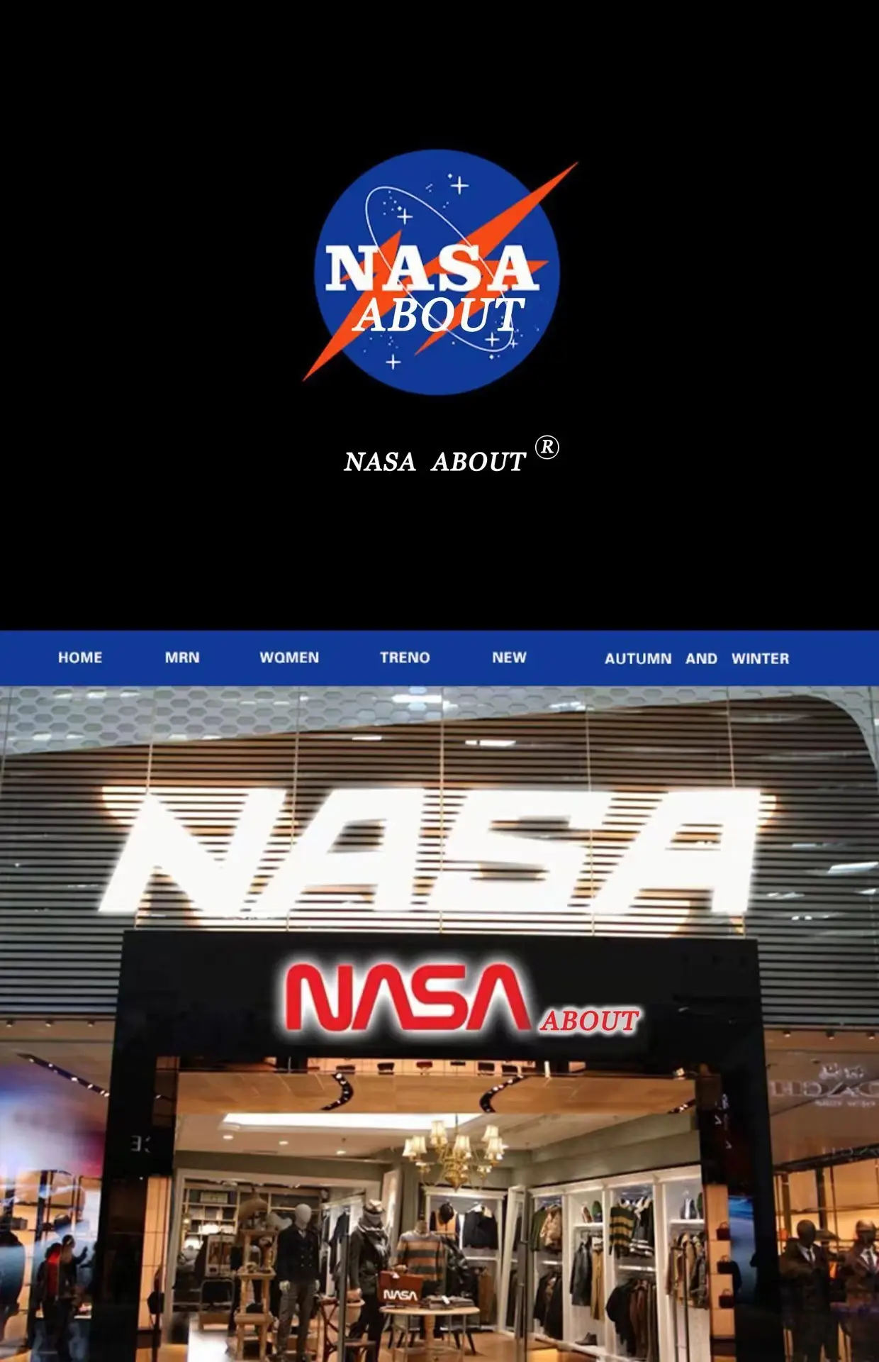 NASA men's NASA sweatpants autumn winter 2023 — feature 2