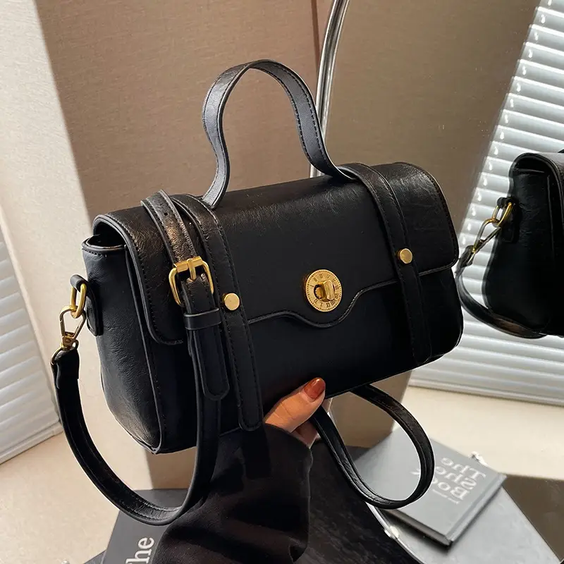 Women's Black Crossbody Bag 2026 Style - Image 7