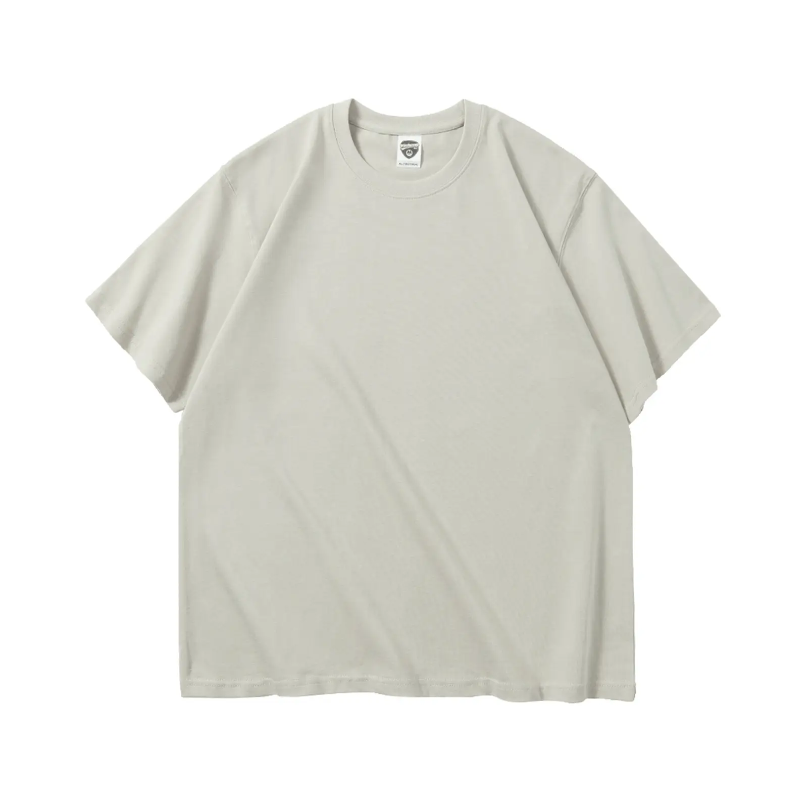 280g Cotton Drop Shoulder T-Shirt Brown Large - Image 11