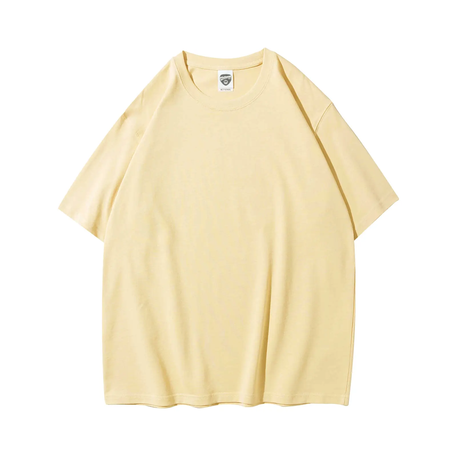 280g Cotton Drop Shoulder T-Shirt Brown Large - Image 12
