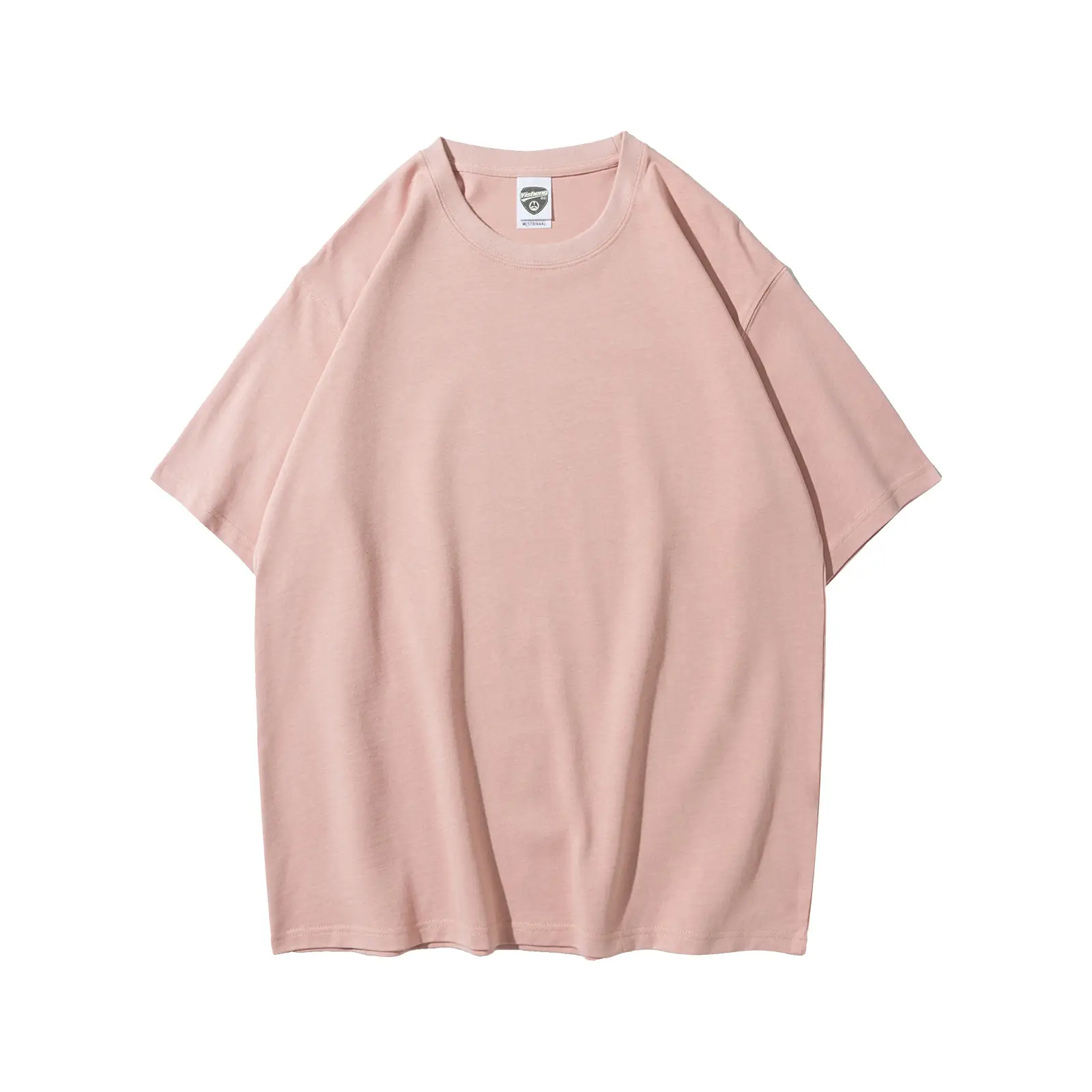 280g Cotton Drop Shoulder T-Shirt Brown Large - Image 13