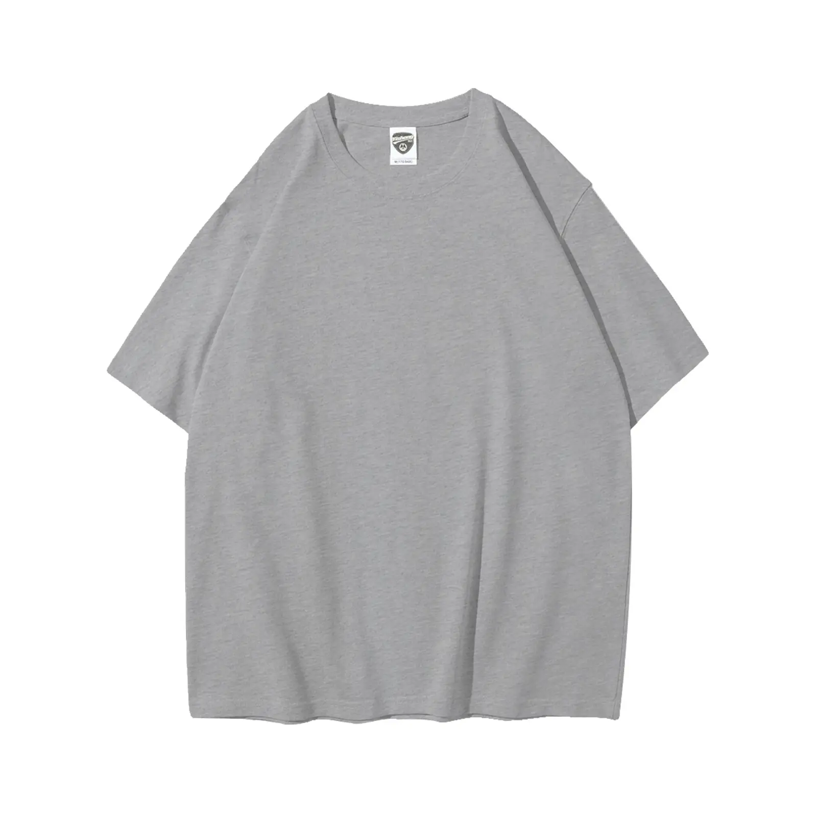 280g Cotton Drop Shoulder T-Shirt Brown Large - Image 9