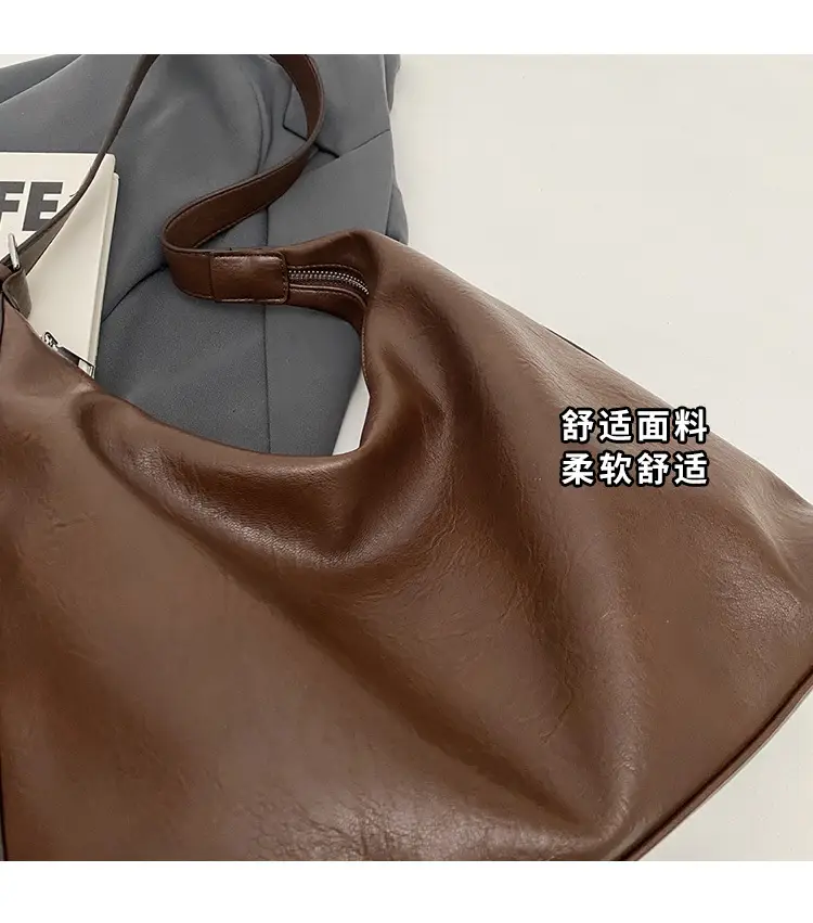 Women Retro Shoulder Messenger Bag Brown 2023 — feature 3