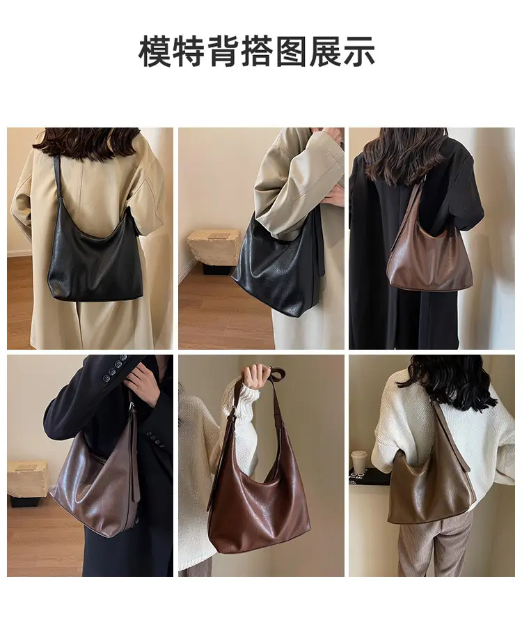 Women Retro Shoulder Messenger Bag Brown 2023 — feature 8