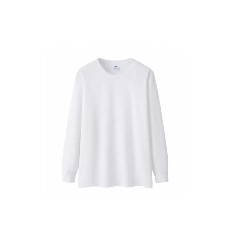 Black Cotton Long Sleeve T-Shirt for Men Women — feature 3