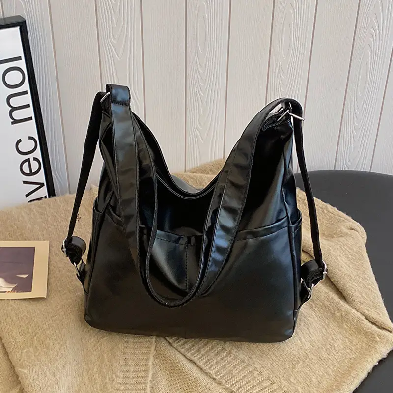 Women Vintage Black Crossbody Shoulder Bag 2023 - Image 4
