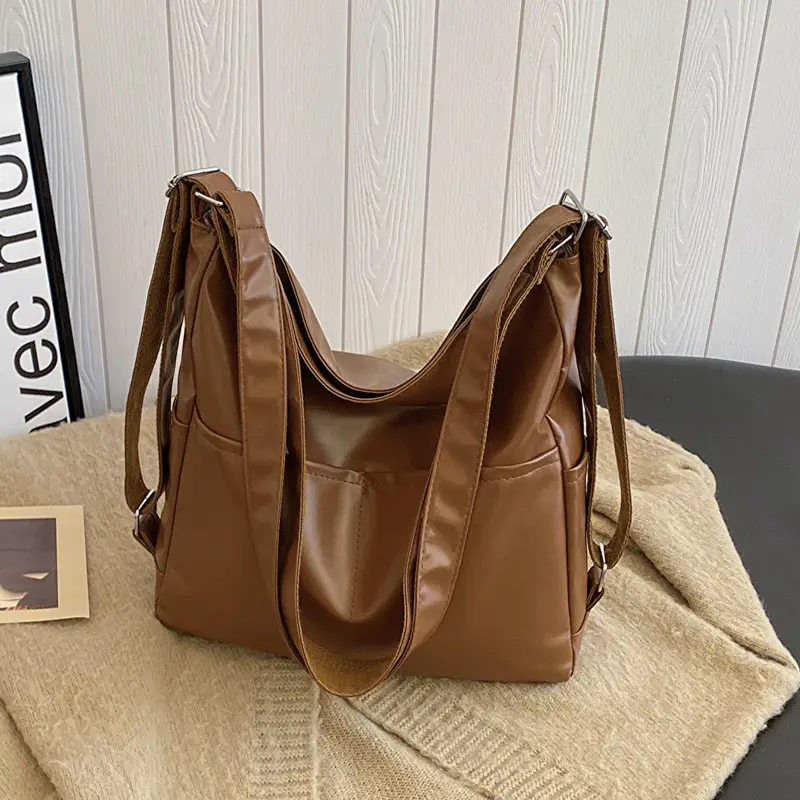 Women Vintage Black Crossbody Shoulder Bag 2023 - Image 3