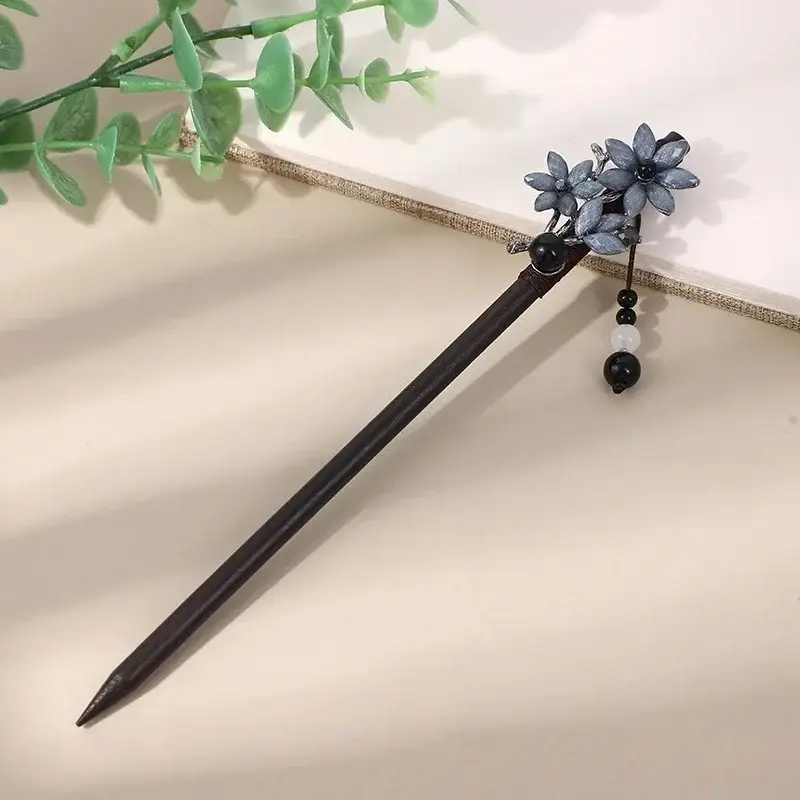 Antique Floral Hairpin Tassel for Women