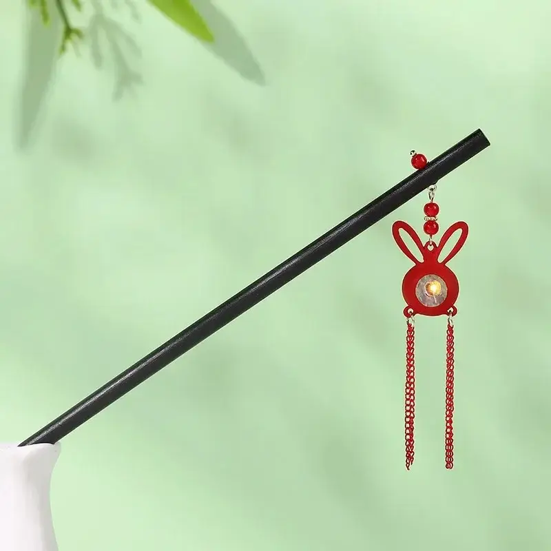 Antique Floral Hairpin Tassel for Women