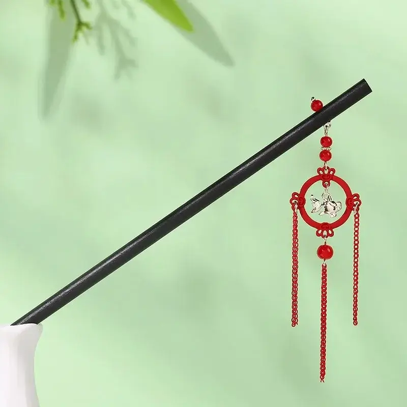 Antique Floral Hairpin Tassel for Women