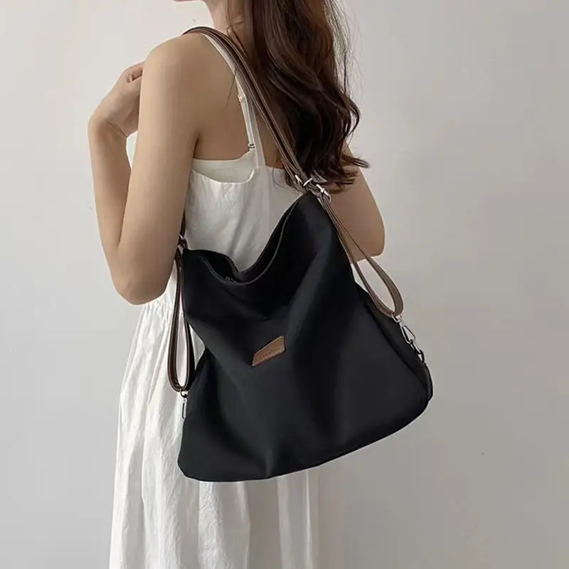 2026 Canvas Tote Bag White Shoulder Crossbody Women - Image 4