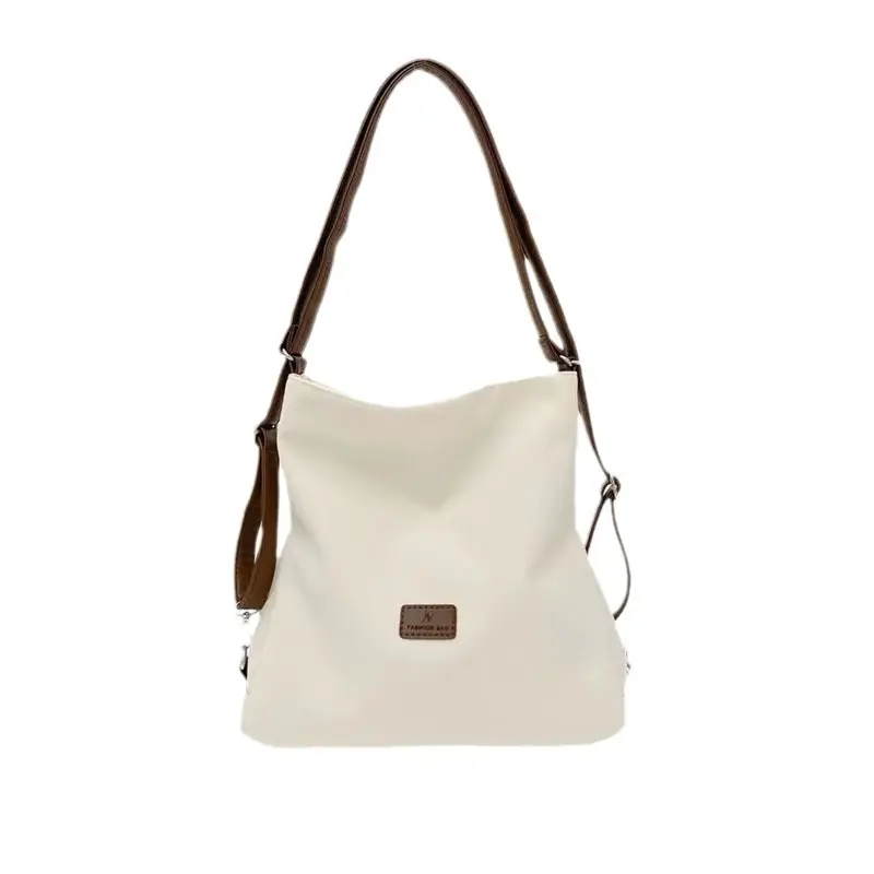 2026 Canvas Tote Bag White Shoulder Crossbody Women - Image 5