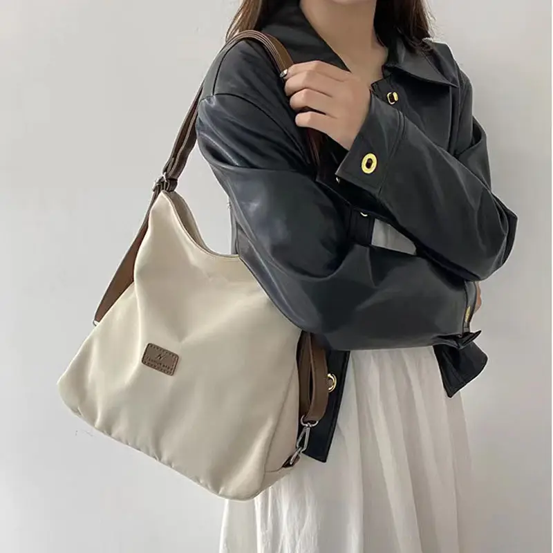 2026 Canvas Tote Bag White Shoulder Crossbody Women — feature 4