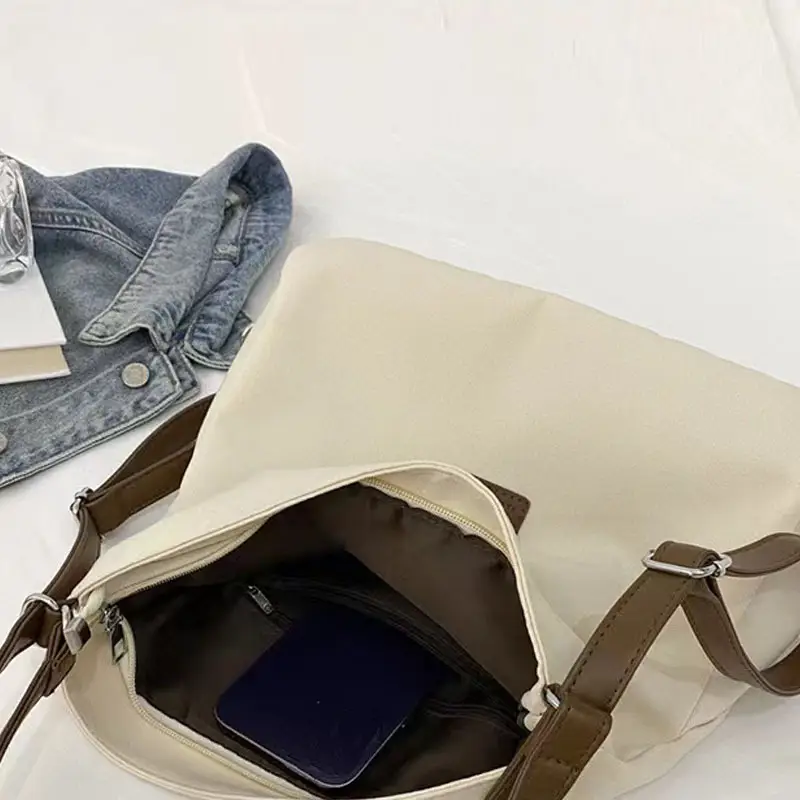 2026 Canvas Tote Bag White Shoulder Crossbody Women — feature 9