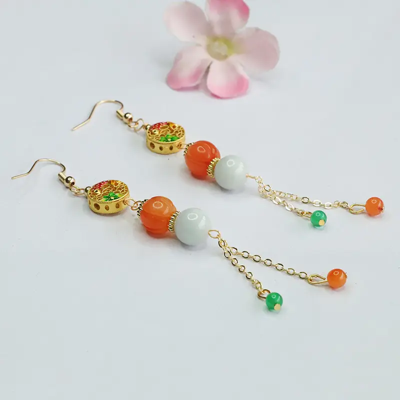 Guan Yu Jade Earrings Set for Women - Image 5