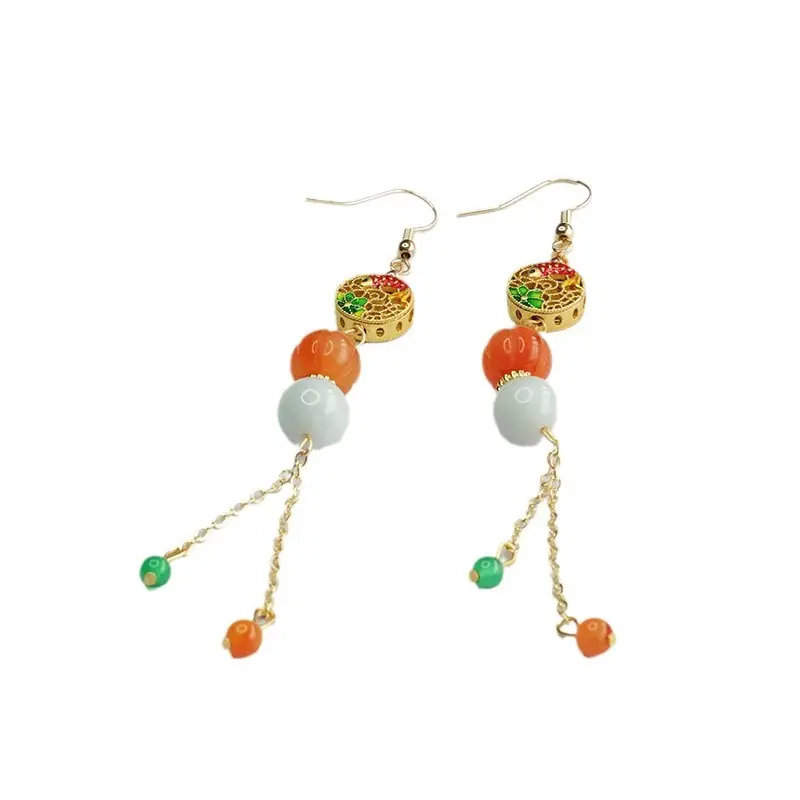 Guan Yu Jade Earrings Set for Women - Image 6