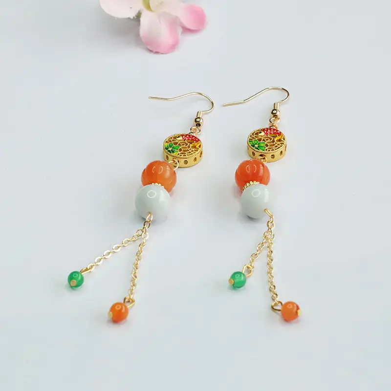 Guan Yu Jade Earrings Set for Women — feature 4