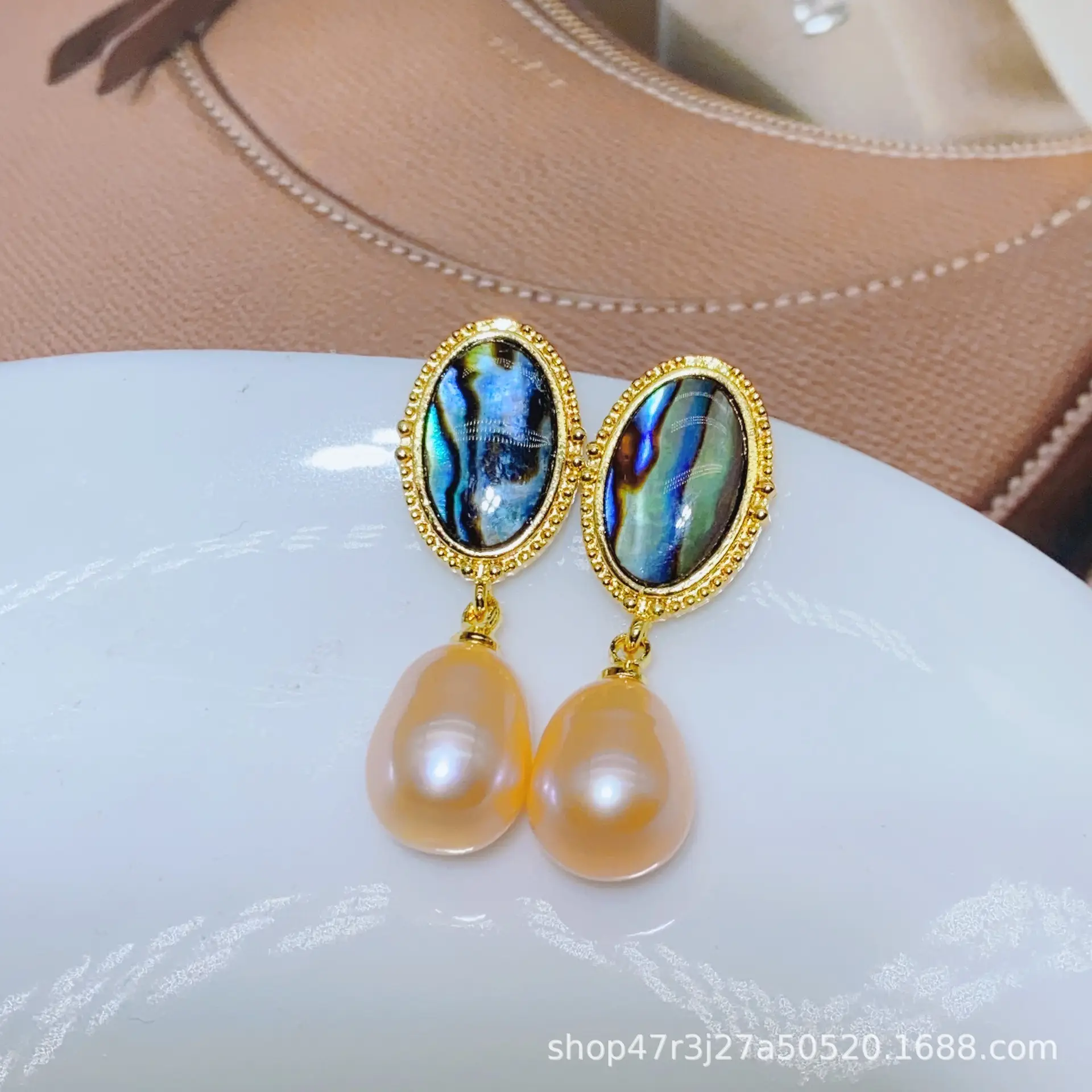 Colorful Abalone Pearl Earrings for Women 2023 - Image 2