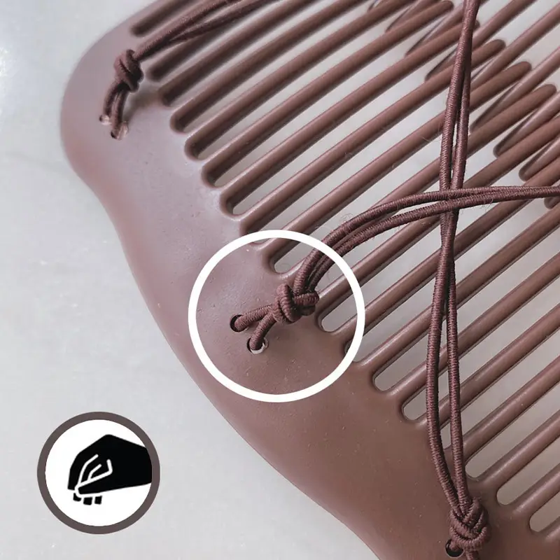 Elegant Double Row Hair Comb Large Back for Secure Fixation — feature 5