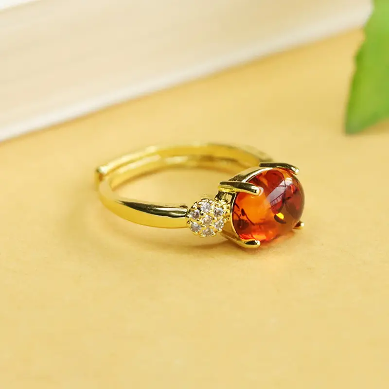 Amyrte Natural Amber Ring for Women — feature 7
