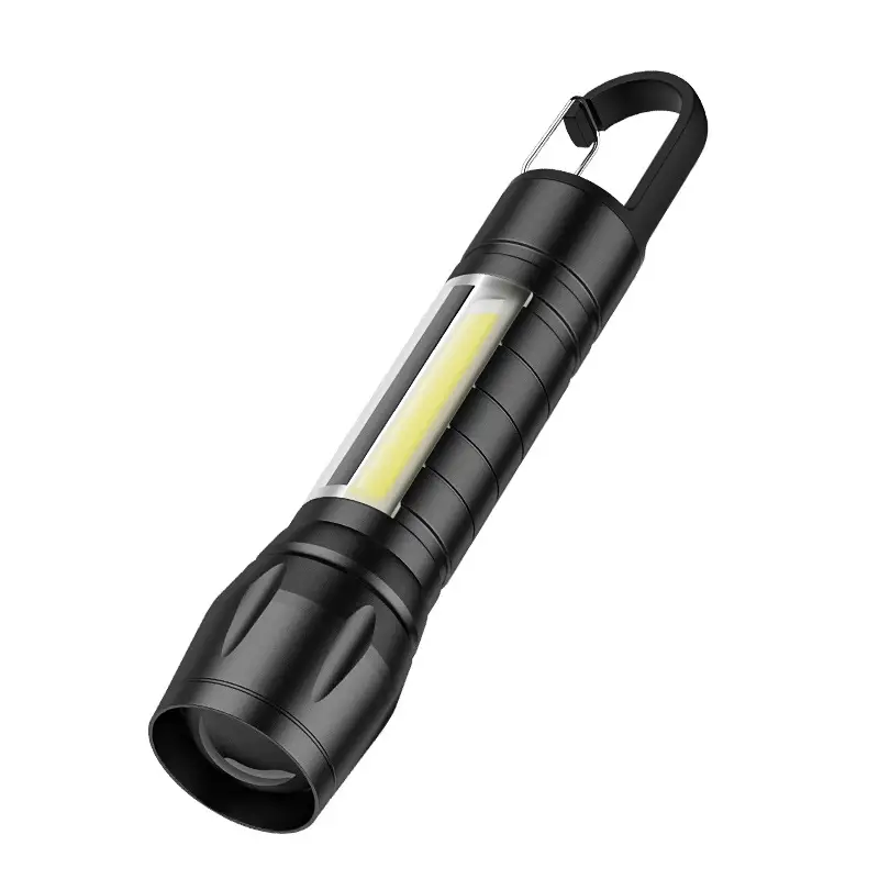Rechargeable T6 Flashlight with Type-C Cable & Plastic Case - Image 9