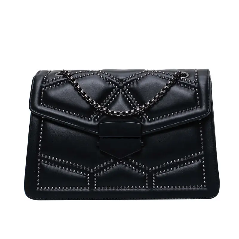 Black Korean Style Shoulder Bag for Women 2021 - Image 9