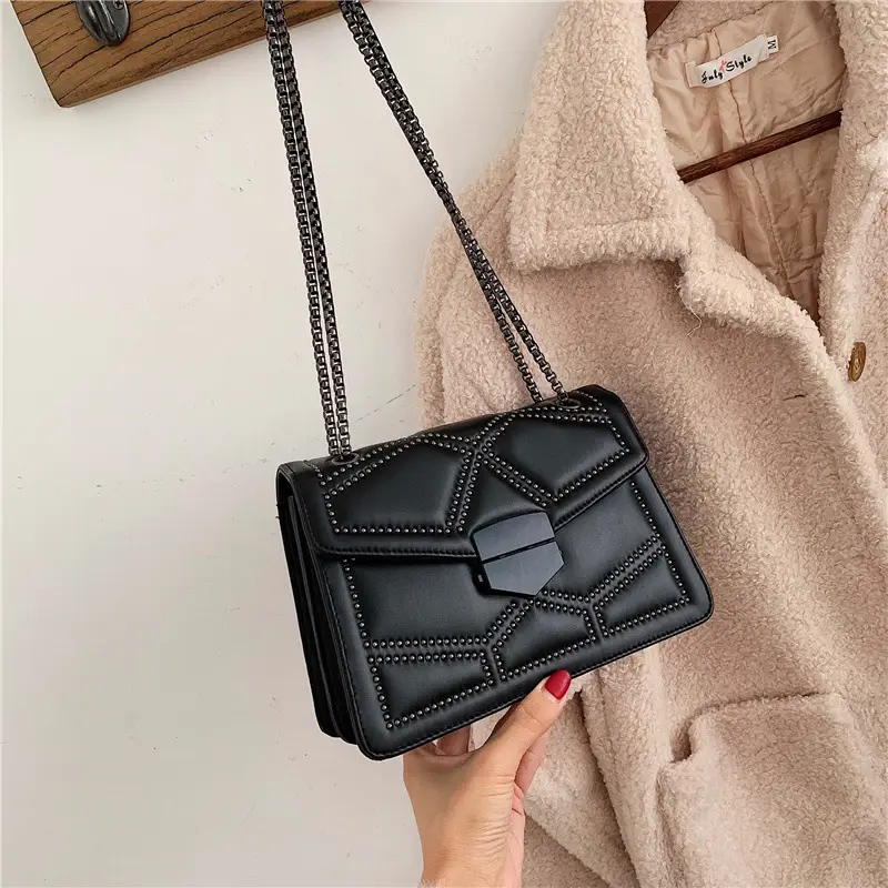 Black Korean Style Shoulder Bag for Women 2021 — feature 21