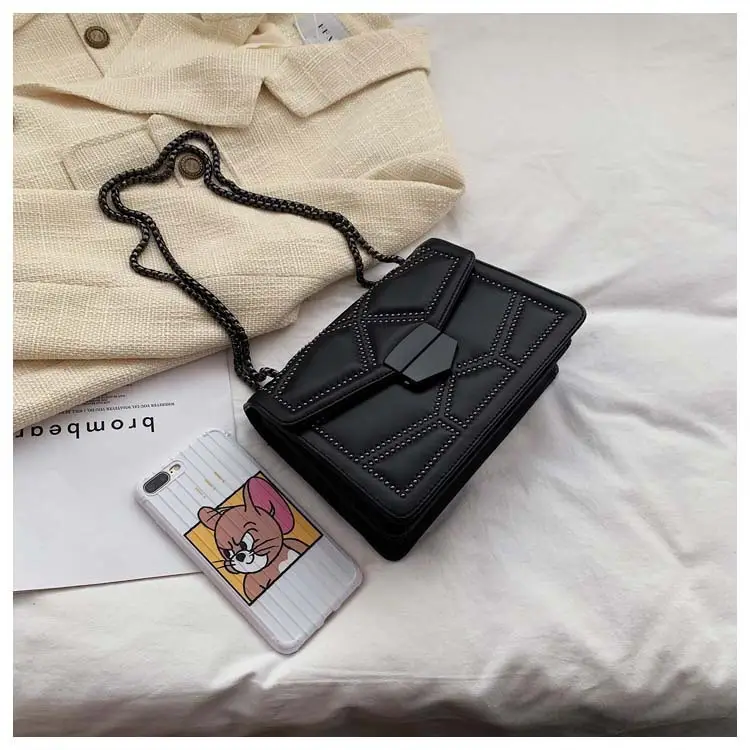 Black Korean Style Shoulder Bag for Women 2021 — feature 28