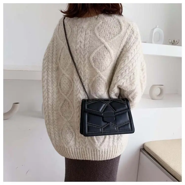 Black Korean Style Shoulder Bag for Women 2021 — feature 31