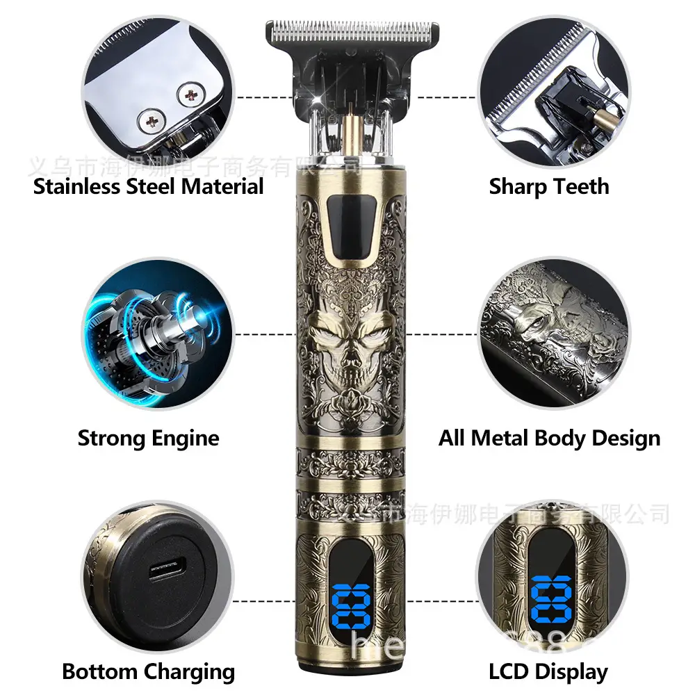 T9 Electric Hair Clipper with 3MM Blades & USB Cable — feature 23