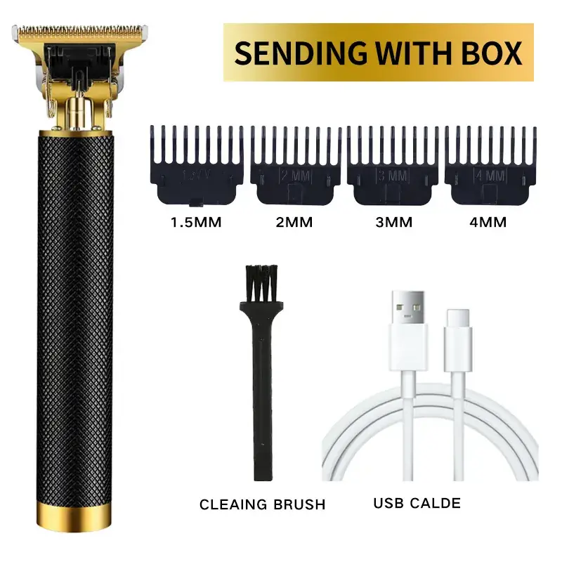 T9 Electric Hair Clipper with 3MM Blades & USB Cable - Image 23